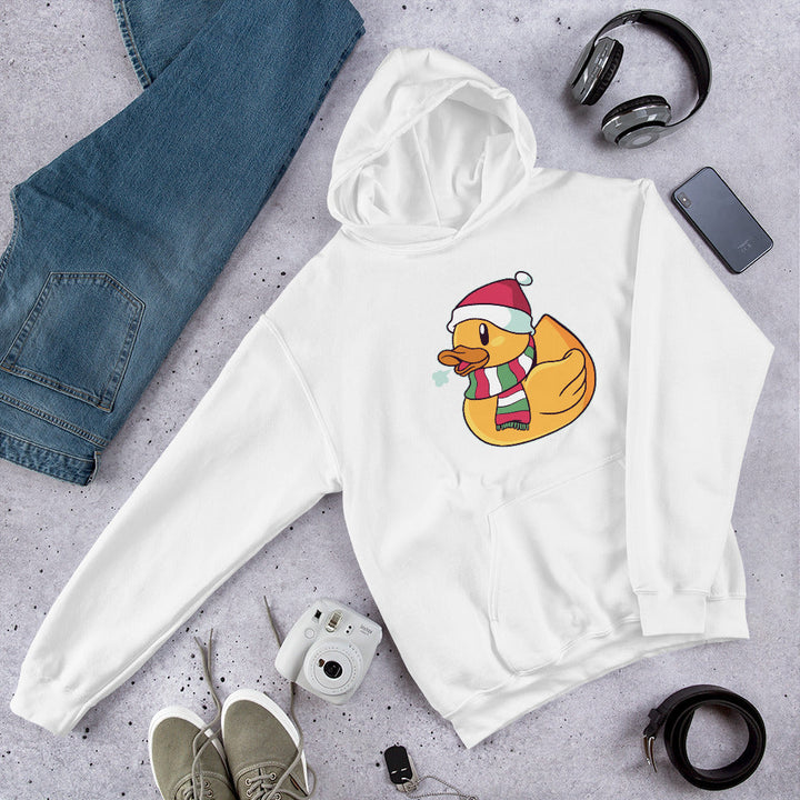 Christmas Duck Unisex Hooded Sweatshirt