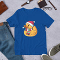 Christmas Duck Half Sleeve T-Shirt — True Royal