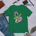 Alien Skater Half-Sleeve T-Shirt — Kelly