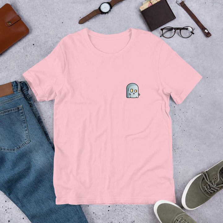 Ghost Half-Sleeve Unisex T-Shirt #Pocket-design