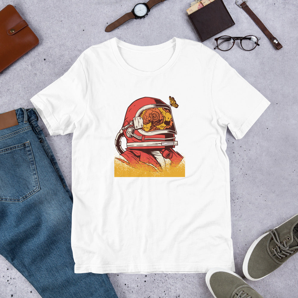 Cotton t-shirt with Astronaut Helmet print