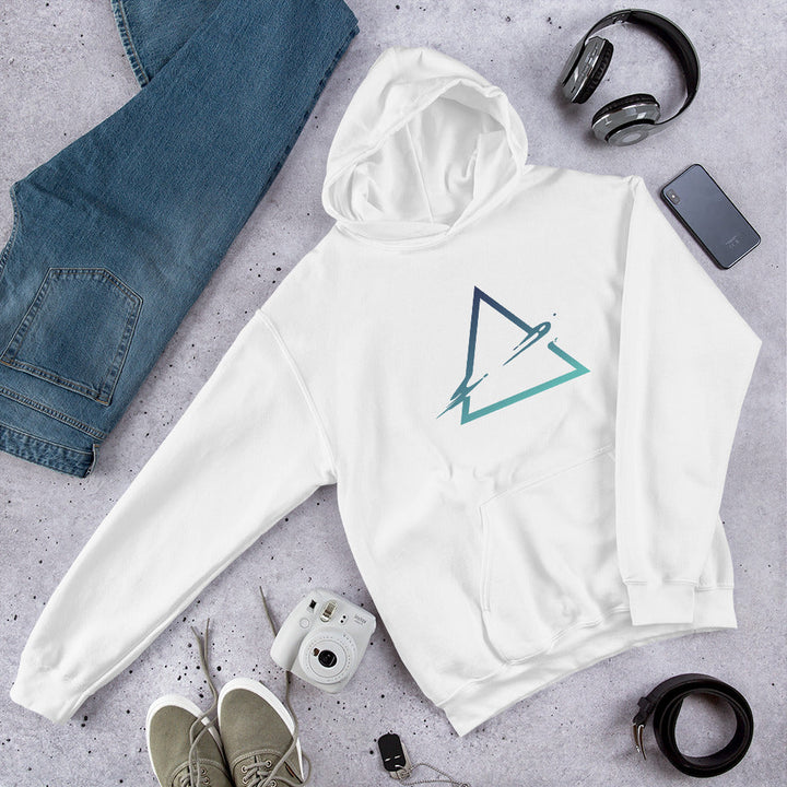 Triangle Abstract Unisex Hooded Sweatshirt