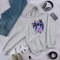 Alien Santa Unisex Hooded Sweatshirt — Sport Grey