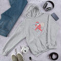 Santa Ski graphic hoodie – Fourth Dimension Club