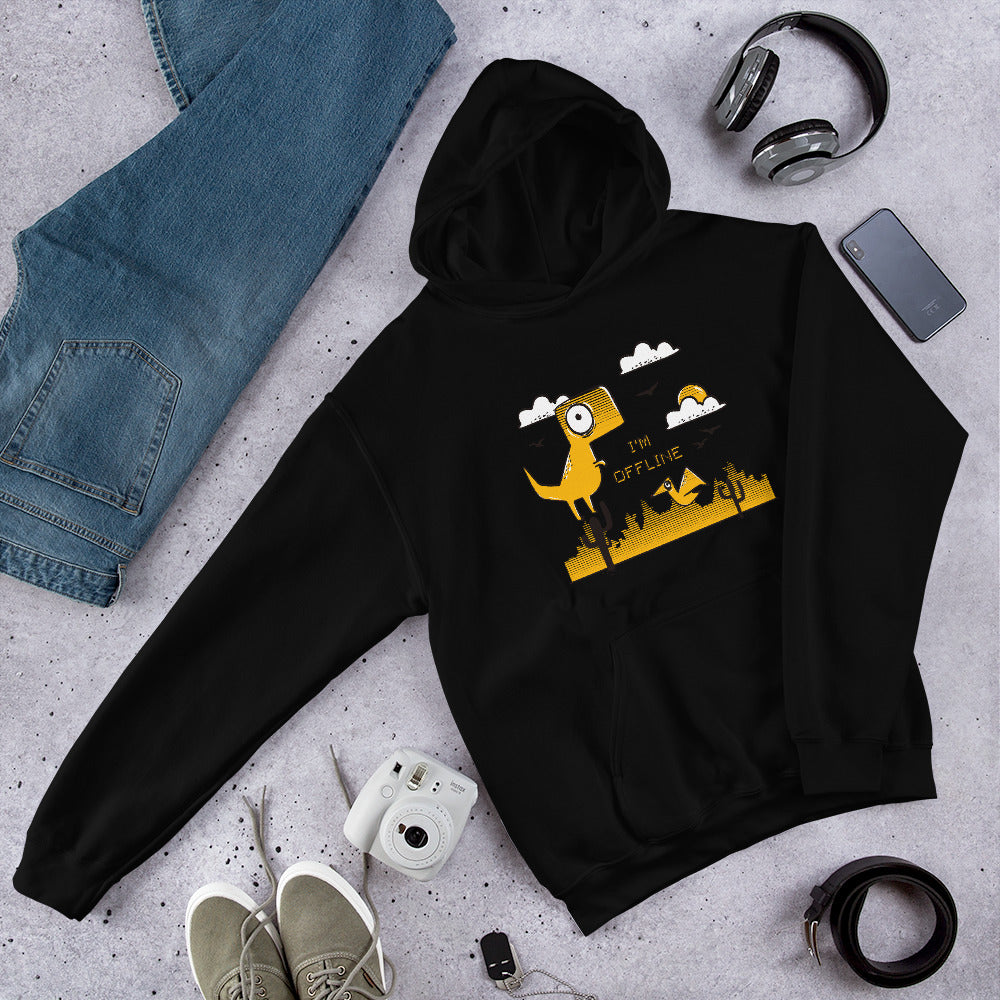 I'm Offline graphic hoodie – Fourth Dimension Club
