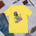 Alien Skater Half-Sleeve T-Shirt — Yellow