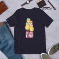K-pop Chick Half-Sleeve T-Shirt — Navy