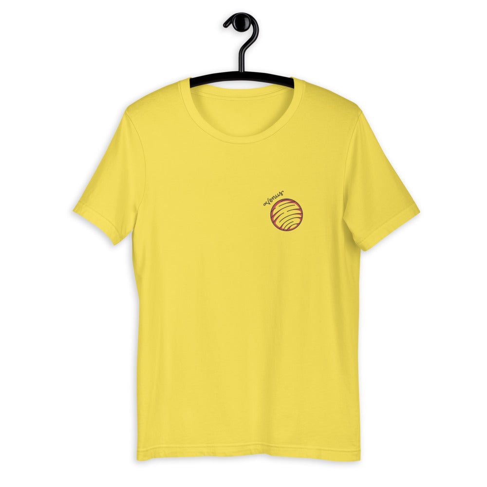 Venus Half-Sleeve T-Shirt — Yellow