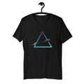 Triangle Abstract science tee front graphic – Fourth Dimension Club