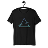 Triangle Abstract Half-Sleeve T-Shirt
