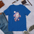 Happy Robot Half Sleeve T-Shirt — True Royal