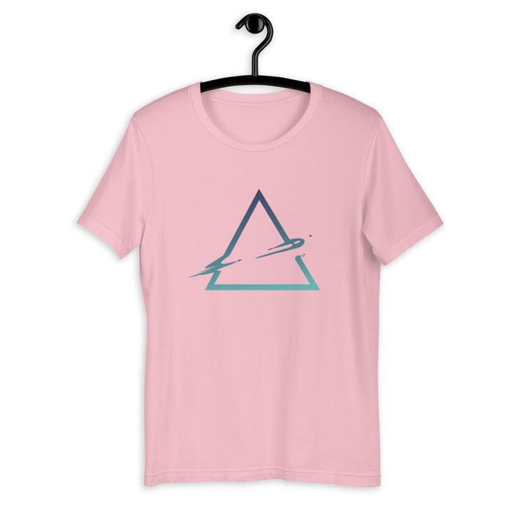 Triangle Abstract Half-Sleeve T-Shirt