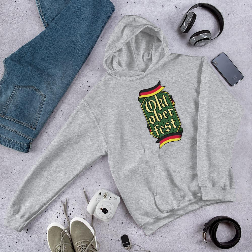 Oktoberfest unisex Hooded Sweatshirt — Sport Grey