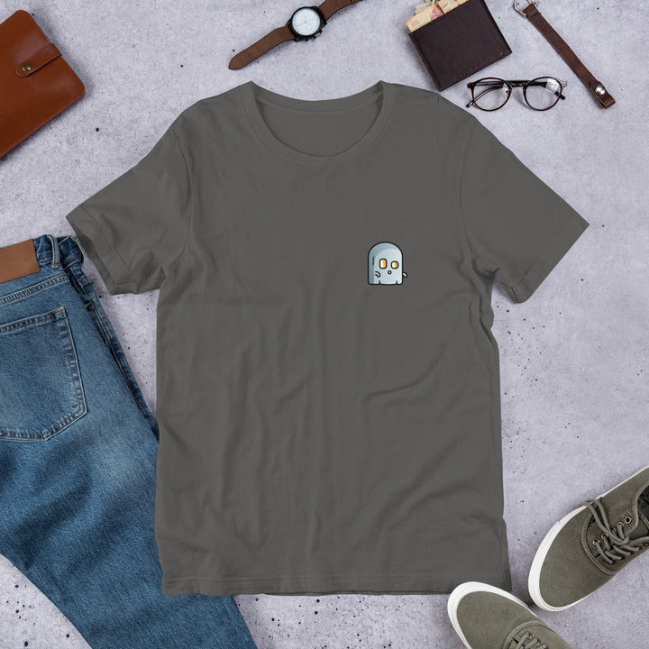 Ghost Half-Sleeve Unisex T-Shirt #Pocket-design