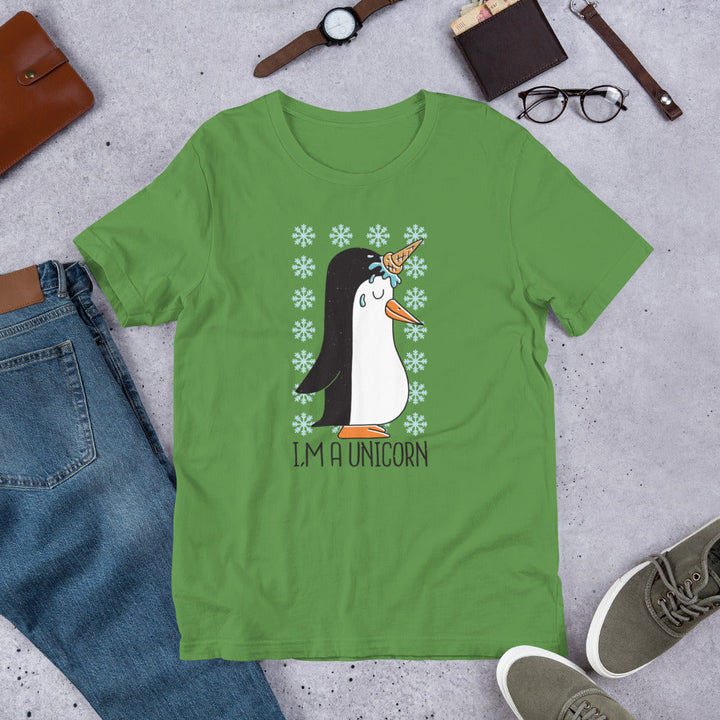 Penguin Unicorn Half-Sleeve T-Shirt