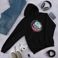 Face Hugger Phone hoodie front graphic – Fourth Dimension Club