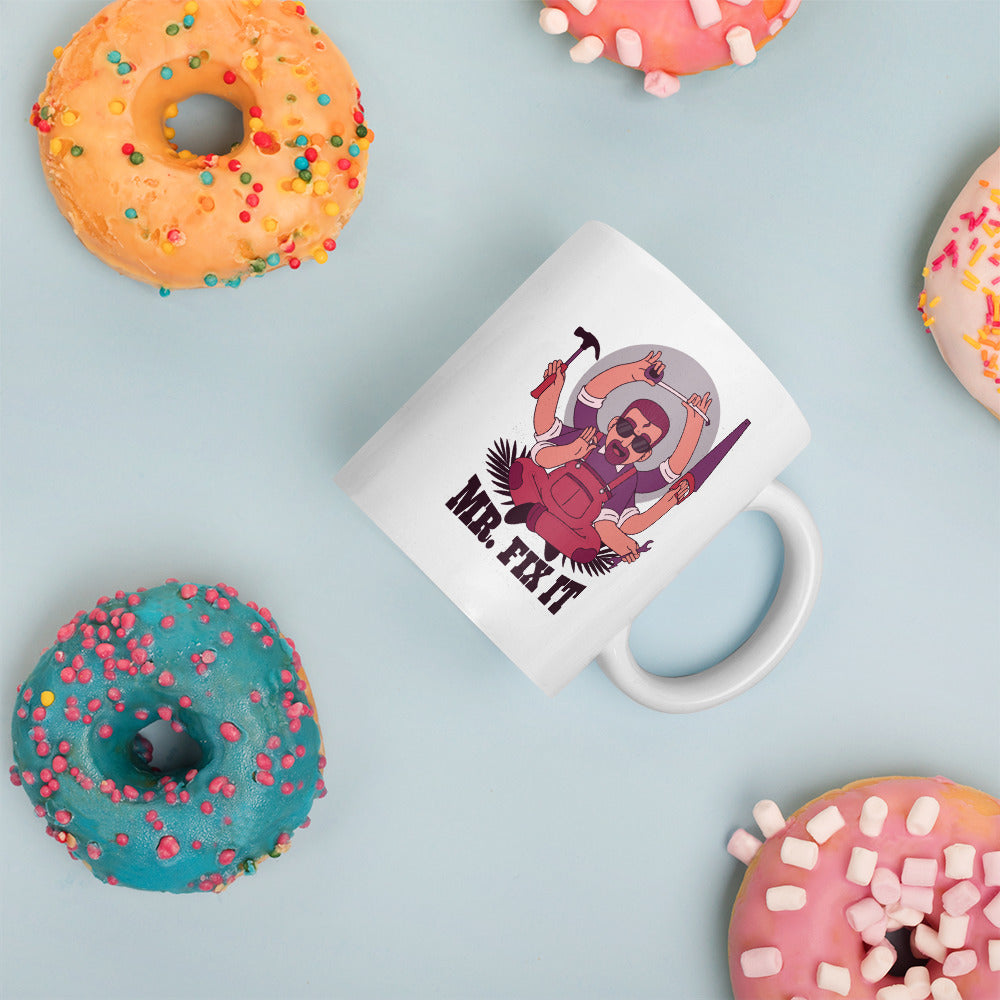 Mr Fix It Coffee Mug — back view