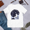 Universe Girl science tee front graphic – Fourth Dimension Club