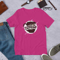 Running On Caffeine Half Sleeve T-Shirt — Berry