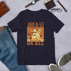 Area 51 Ride Half-Sleeve T-Shirt — Navy
