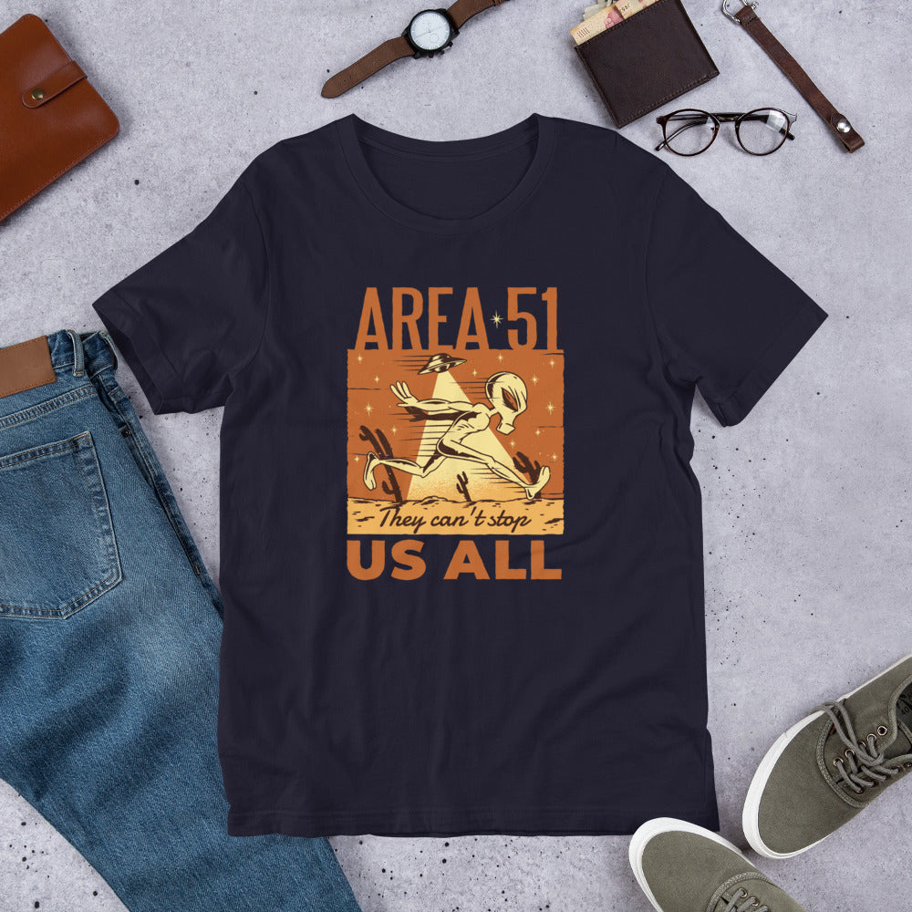 Area 51 Ride Half-Sleeve T-Shirt — Navy