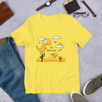 I'm Offline Half -Sleeve T-Shirt — Yellow