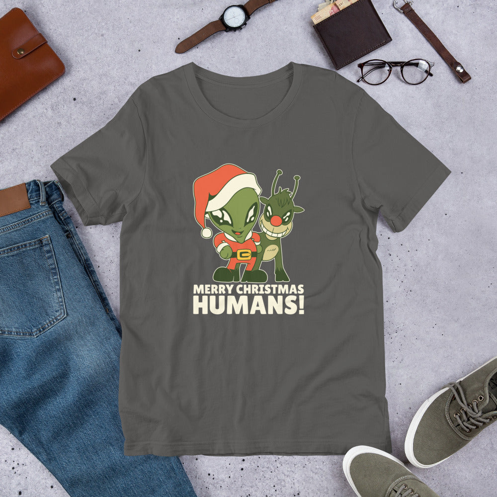 Alien Christmas graphic tee – Fourth Dimension Club