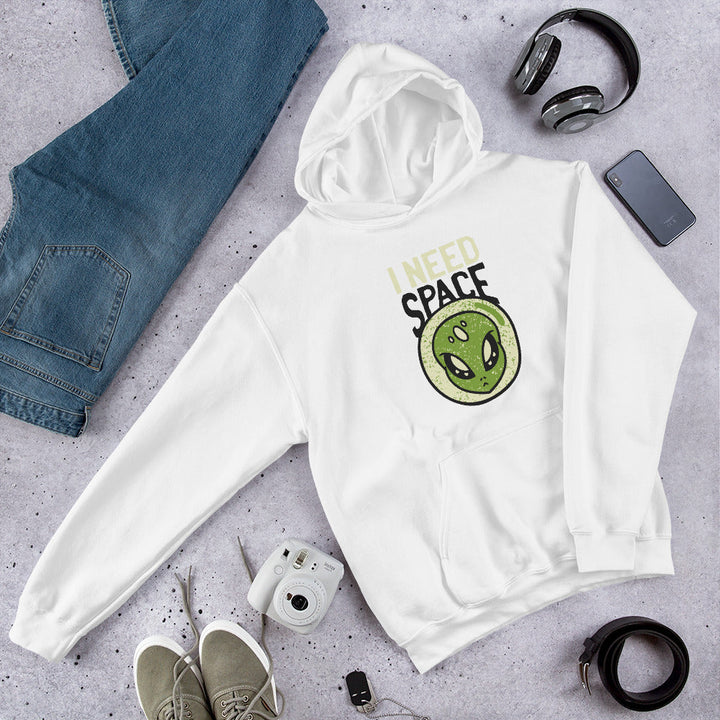 Need Space Alien Unisex Hooded Sweatshirt
