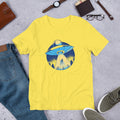 Alien Abduction Half-Sleeve T-Shirt — Yellow