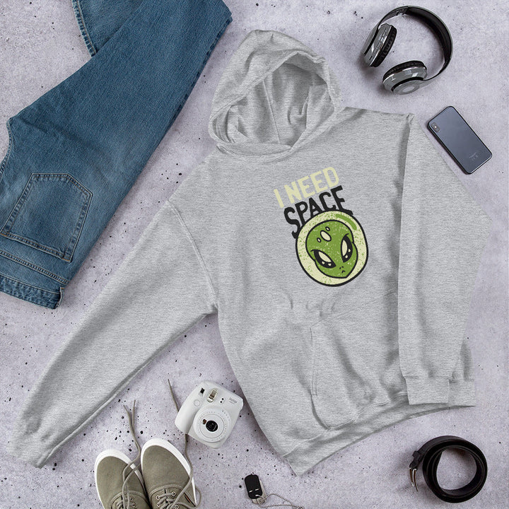 Need Space Alien Unisex Hooded Sweatshirt