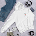 Bleeding Eye pocket graphic hoodie front – Fourth Dimension Club
