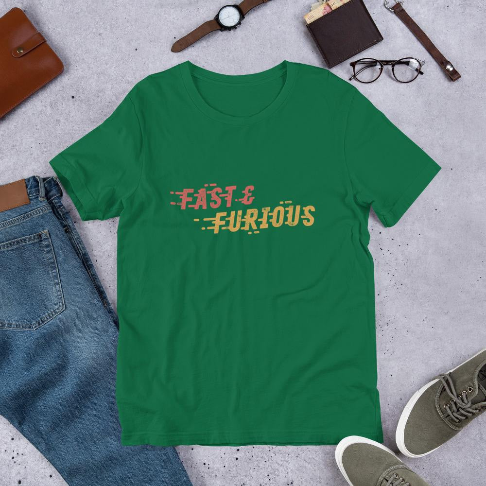 Fast & Furious Half-Sleeve T-Shirt — Kelly