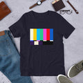 No Signal Half-Sleeve T-Shirt — Navy