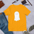 Ghost Halloween Half-Sleeve T-Shirt — Gold