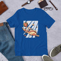 Robotic Hand Half Sleeve T-Shirt — True Royal