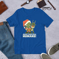 Alien Christmas Half-Sleeve T-Shirt — True Royal