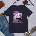 Vaporwave Art Half-Sleeve T-Shirt — Navy