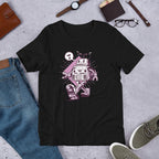 Happy Robot graphic tee front view – Fourth Dimension Club