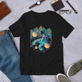 Techno Astronaut science tee front graphic – Fourth Dimension Club