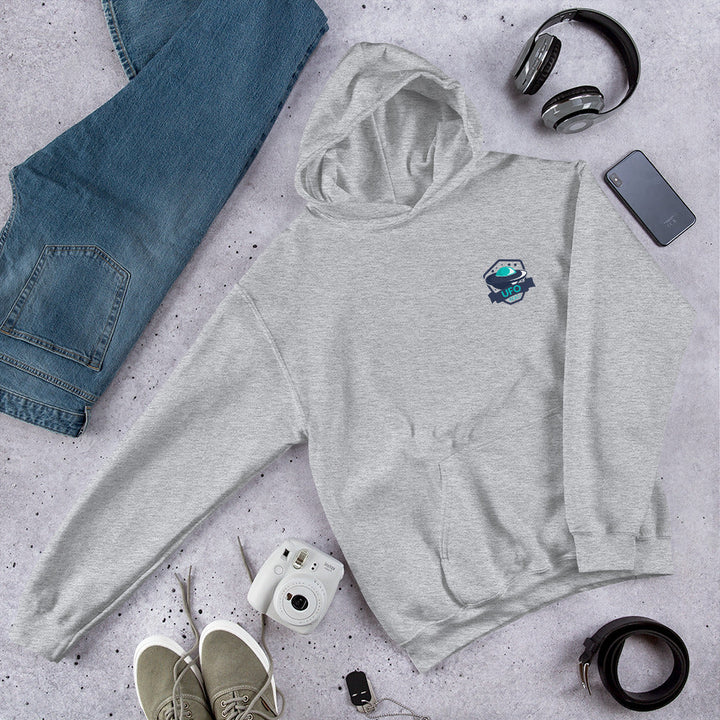 UFO Real? Unisex Hooded Sweatshirt #Pocket-design