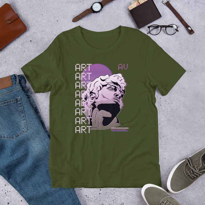 Vaporwave Art Half-Sleeve T-Shirt