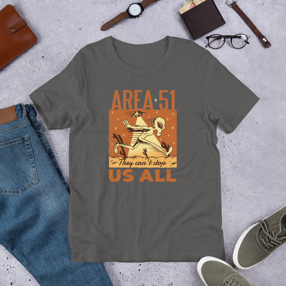 Area 51 Ride Half-Sleeve T-Shirt — Asphalt