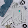 Humans Aren't Real pocket hoodie front – Fourth Dimension Club