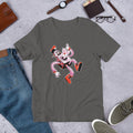 Falling Robot Half Sleeve T-Shirt — Asphalt