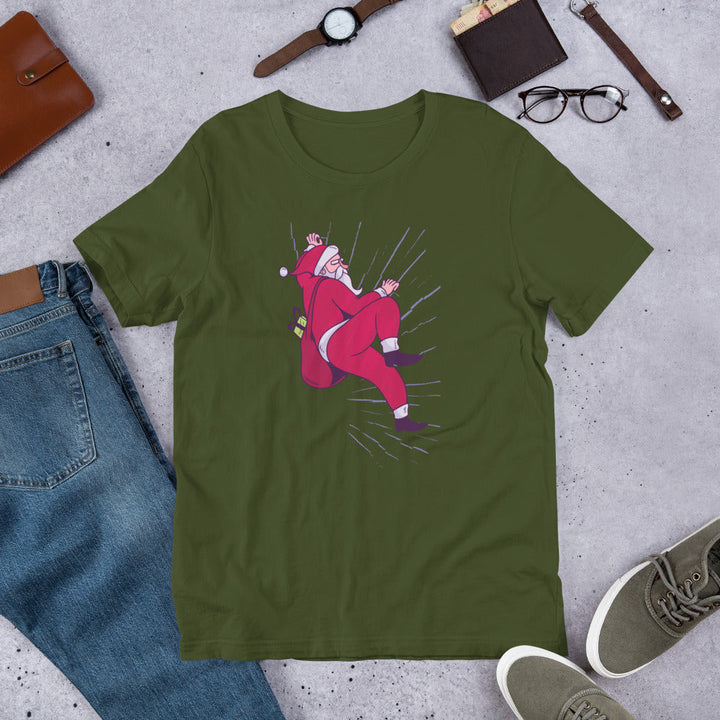 Santa Climbing Half-Sleeve T-Shirt