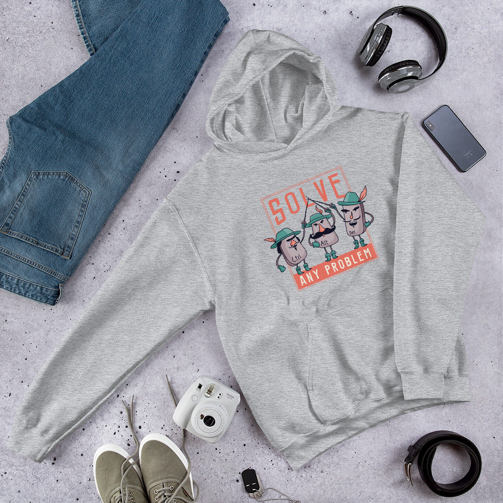 Muskeyteers graphic hoodie – Fourth Dimension Club