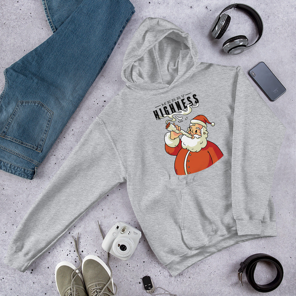 Merry Highness graphic hoodie – Fourth Dimension Club
