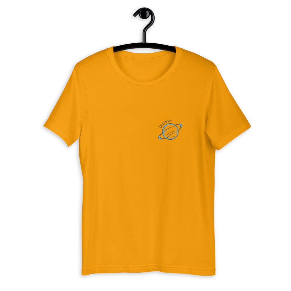 Uranus Half-Sleeve T-Shirt — Gold