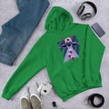 Alien Santa Unisex Hooded Sweatshirt — Irish Green