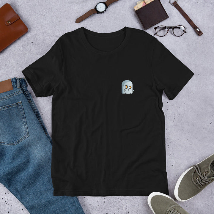 Ghost Half-Sleeve Unisex T-Shirt #Pocket-design